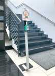 Durable Desinfektionsspender Tafel ws ohne Inhalt