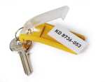 Durable Schlüsselanhänger bunt 24St KEY CLIP je 6x rt,sw,bl,ge