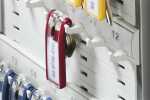 Durable Schlüsselanhänger bunt 24St KEY CLIP je 6x rt,sw,bl,ge