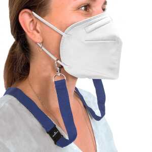 Durable Maskenband d.bl mit 2 Haken für Atemschutzmasken
