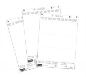 Durable Einsteckschilder 210x74 ws 60St für Logistiktaschen