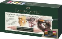 Faber Castell Aquarellmarker A. Dürer 5er Etui Portrai