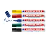 Edding Permanentmarker 3000 1,5-3 mm 5er-Set
