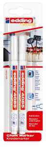 Edding Kreidemarker 4085 1-2 mm weiß 2er-Blister