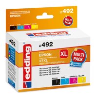 Edding Tintenpatrone EDD-492 ersetzt Epson T27XL Multipack 4