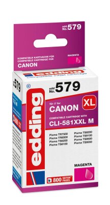 Edding Druckerpatrone EDD-579 für Canon CLI-581XXLM magenta