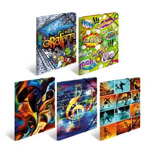 Herma Sammelmappe Eckspanner PP A4 Artline 10er-Sortierung