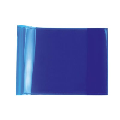 Herma Heftschoner PLUS A5 QUER PP TRANSP. BLAU