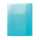Herma Heftschoner PP transparent Format Quart 15,5 x 24,5 cm türkis