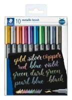 Staedtler Marker metallic brush 10 ST im Etui