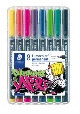 Staedtler Folienstift Lumocolor F perm 8St