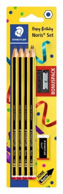 Staedtler Bleistift Noris HB Set BK 100% PEFC