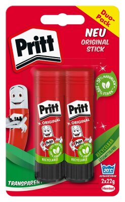 Staedtler Klebestift Pritt 2x22g BK