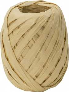 STEWO Papier-Raffia Knäuel 7mmx30m hellbeige