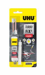 UHU Spezialkleber 2-Komponente Turbo Fix² Plastik Tube 10g