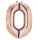 Folienballon Zahl 0 rose gold 3619001 / 9906275 86cm