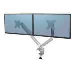 Fellowes Platinum Series Doppelmonitorarm silber