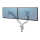 Fellowes Platinum Series Doppelmonitorarm silber