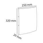 Exacompta Ringbuch DIN A4 Colorspankarton violett