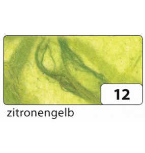 Strohseide 47x64cm zitronengelb FOLIA 911012