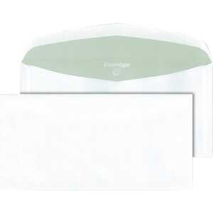 Kuvertierumschlag 114 x 229 mm, 75 g/qm, ohne Fenster, 1.000 Stück