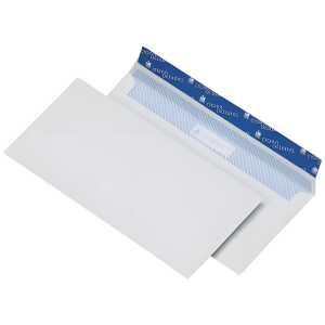 Cygnus Excellence Briefumschlag DL haftkebend, weiß Offset 100g, 500St