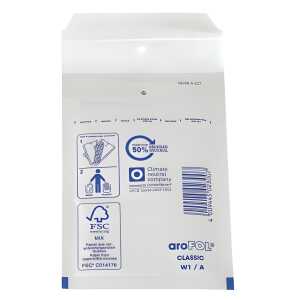 aroFOL Luftpolstertaschen Nr. 1, 100x165 mm, weiß, 200 Stück