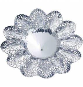 Biedermeiermanschette 16cm silber 700182527