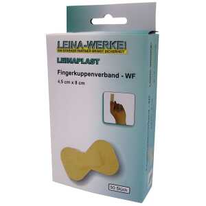 Leina-Werke Fingerkuppenverband 50 Stück lose 4,5 cm x 8 cm wasserfest