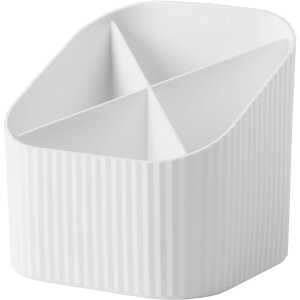 HAN Schreibköcher Re-X-LOOP - 4 Fächer, weiß