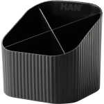 HAN Schreibköcher Re-X-LOOP - 4 Fächer, schwarz