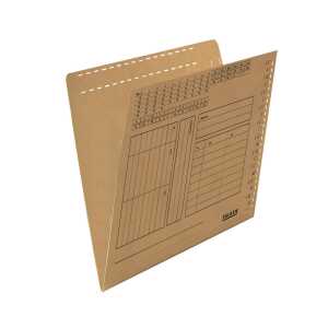 Einstellmappe, Manila-RC-Karton, 230 g/qm, A4, braun