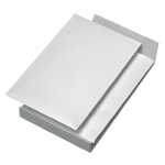 Faltentaschen B4, ohne Fenster, 40 mm-Falte, 140 g/qm, weiß, 100 Stück