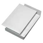 Faltentaschen B4, ohne Fenster, 40 mm-Falte, 140 g/qm, weiß, 100 Stück