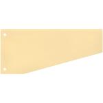 WEKRE Trennstreifen Trapez - 190 g/qm Karton, gelb, 100...