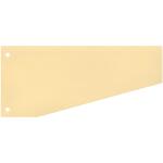 WEKRE Trennstreifen Trapez - 190 g/qm Karton, gelb, 100...