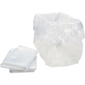 HSM Plastikbeutel PE-Seitenfaltensack 100 Stück 4026631001083
