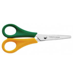 Bastelschere 13cm spitz orange/gelb WESTCOTT E-2159600/ Linksh.