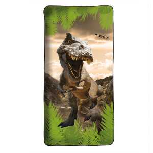 Roth Kinder-Badetuch Tyrannosaurus