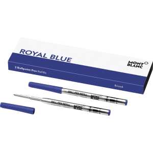 Kugelschreibermine 2ST B royalblau MONT BLANC 128215/124491 Grossraum