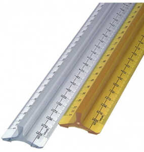 Lineal Plastik mit Griffleiste 30cm KUM 2020109