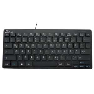 MEDIARANGE Tastatur kompakt - QWERTZ, schwarz