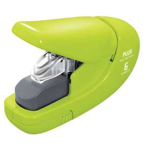 Plus Heftgerät Klammerlos Handgerät, gn