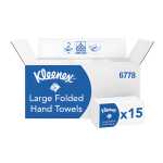 Kleenex Falthandtuch - 31,5 x 21,5 cm, 1860 Stück, 2-lagigem weiß