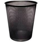 Q-Connect Papierkorb Metalldraht 19 Liter - schwarz