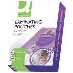 Q-Connect Folientasche - Badge, 65 x 95mm, 125 mym, 100...