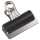 Q-Connect Briefklemmer - 75 mm, Klemmvolumen 20 mm, schwarz, 10 Stück