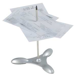 Q-Connect Zettelspieß - silber/grau