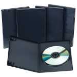 Q-Connect DVD Leerhüllen - Hardbox für 1 DVD...