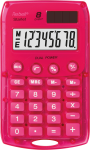 Taschenrechner pink REBELL RE-STARLETP BX Solar/Batterie